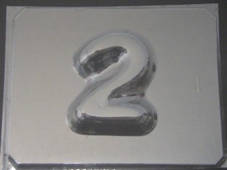 8002 Number Two 2 Large Chocolate or Hard Candy Mold